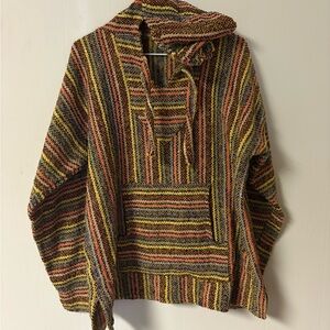 Striped Multicolor Baja Hoodie